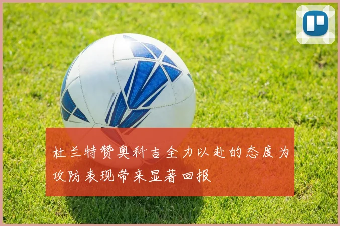 杜兰特赞奥科吉全力以赴的态度为攻防表现带来显著回报